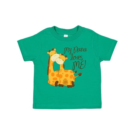 

Inktastic My Nana Loves Me! Gift Toddler Boy or Toddler Girl T-Shirt