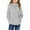 Gray, variant on LIaqionyy Kids Fleece Hoodies Sweatshirt Casual Long Sleeve Fuzzy Sherpa Pullover Casual Warm Clothes for Girls 4-14Y