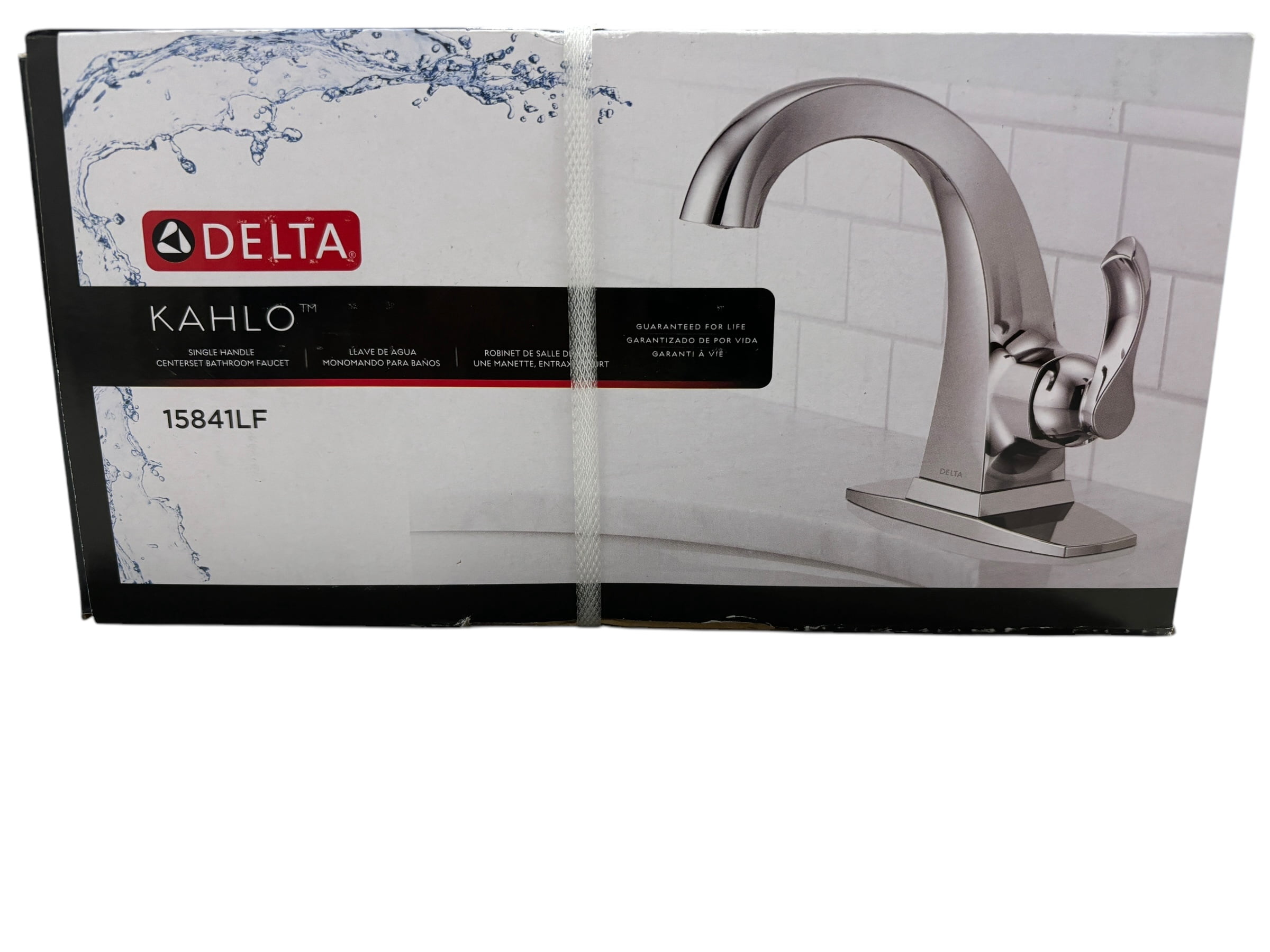 Delta Kahlo Single-Handle Centerset Bathroom Faucet Chrome Finish