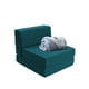 thumbnail image 2 of Cozy Verde individual / Cobija Gris, 2 of 8