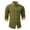 Army Green, variant on JTieacloth Long Sleeve Dress Shirts Mens Spring And Autumn Fashion Casual Lapel Collar Colored Long Sleeve Shirt Green