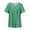 Green, variant on Womens Summer Tops Floral Shirts Casual Boho V-Neck Tshirts Hide Belly Fat Short Sleeve Tunic Blouses White 2XL