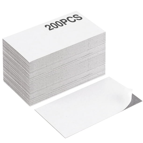 Imán para tarjetas de presentación CHUNNIAO, 200 unidades, 8,9 x 5,1 cm con adhesivo