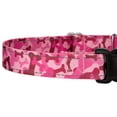 thumbnail image 5 of Country Brook Petz® Pink Bone Camo Reflective Martingale Dog Collar With Plastic Buckle, Medium, 5 of 5