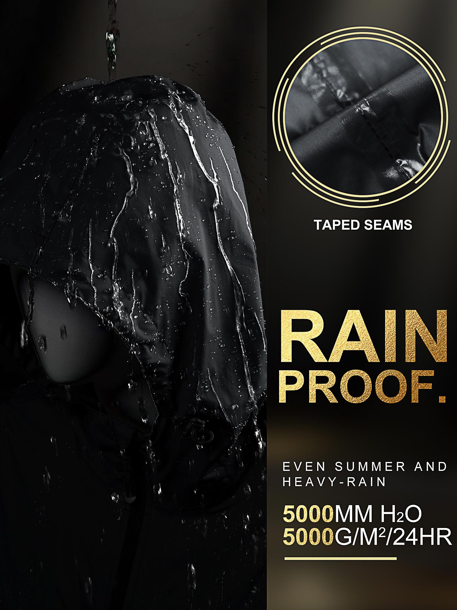 Off Road Ventures Women's Waterproof Rain Jacket with Hood photo 3
