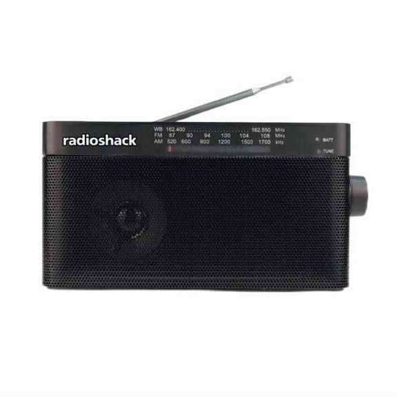 RadioShack Portable AM/ FM Radio with Weather Band and Handle 1202273
