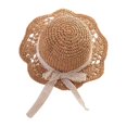 thumbnail image 5 of WUXIAN Baby Hats Caps Toddler Sun Unisex Spring Summer Straw With Wide Brim Beach Outdoor Play Upf 50+ For Toddler, 5 of 5