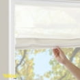 thumbnail image 5 of Yellow Blinds Cordless Sheer Roman Shade, Pacific White - 27"W X 64"H, 5 of 9