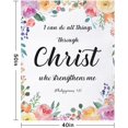 thumbnail image 3 of LHSHID Scripture Blanket Inspirational Christian Throw Blanket Spiritual Religious Gift with Bible Verse Positive Messages for Prayers Comfort Caring Get Well Gift 50"x60", 3 of 7