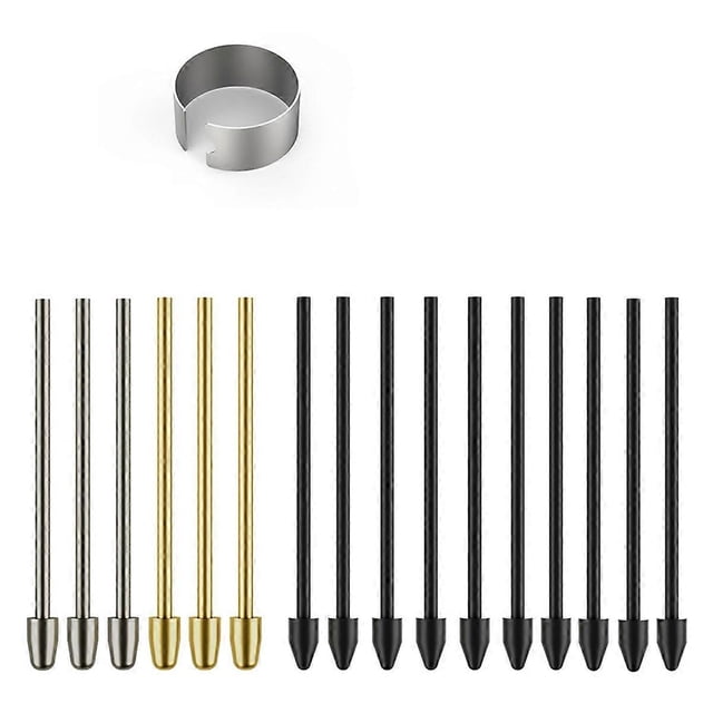 16PCS Marker Pen Stylus Tips for Remarkable 2,Remarkable 2 Pen Tips with Nibs Removal Tool,Metal Tip