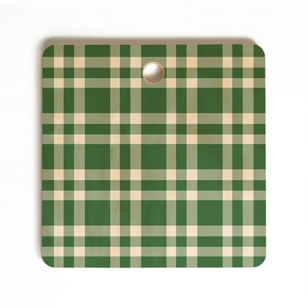 

Society6 Lisa Argyropoulos Cheery Checks Pine Square Cutting Board
