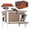 Brown Heated Cat House (AIR91), variant on MEDEHOO Large Heated Cat House with Liner, Weatherproof Cat Shelter | Brown Outdoor Insulated Windproof Feral Cat Shelter with Heating Pad, Chewproof Cable