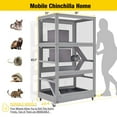 thumbnail image 5 of Hábitat para ratas grandes, chinchilla, jaula para hurones, Aivituvin, 5 niveles, 5 of 5