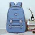 thumbnail image 3 of Bolsa Mochila para estudiantes Mochila escolar impermeable Nylon para niñas adolescentes (Azul) Tmvgtek Para Estrenar, 3 of 5