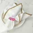 thumbnail image 4 of Napkin Ring Beautiful Decorative Napkin Ring Alloy Napkin Buckle Table Decoration, 4 of 4