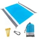 thumbnail image 1 of Toystoory Sand Beach Manta Mat Barbacoa Senderismo Ground Pad Reutilizable Plegable Carpa Colchón Ropa de cama con bolsa de almacenamiento Deportes acuáticos Azul Blanco Gris, 1 of 6