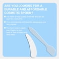 thumbnail image 2 of MasteelfCA 10 Pcs Cuillères pour Crème Faciale Cuillères d'Échantillonnage pour Crème Faciale Spatules (Transparent), 2 of 8