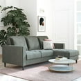 thumbnail image 2 of CosmoLiving Strummer Reversible Sectional Sofa Couch, Gray, 2 of 16