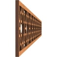 thumbnail image 3 of Ekena Millwork 46 1/4"W x 6"H x 3/8"T Chicago Fretwork Moulding, Cherry, 3 of 13