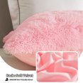 thumbnail image 3 of LIFEREVO Body Pillow Cover with Zipper Closure,Luxury Shaggy Ultra Soft Plush Faux Fur Pillowcase 20"x54" for Bed Couch,Microfiber Long Pillowshams for Adults Pregnant Women/Mother/Wife(Pink), 3 of 6