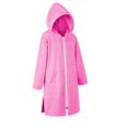 thumbnail image 1 of Toalla con capucha para niños Miss Shorthair con cremallera rosa 11-13, 1 of 7