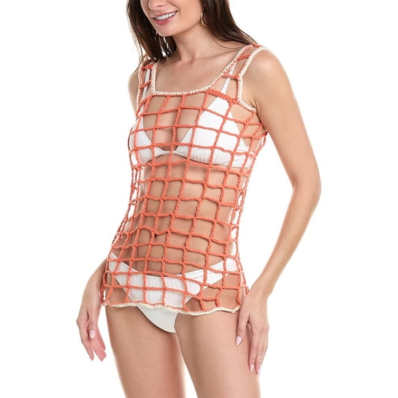 Agua Bendita womens  Kaaw Cover-Up, m, Orange