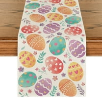 Sm:)e Watercolor Easter Eggs Table Runner 13 x 72 Inch