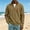 U6-Camel, variant on Corduroy 1/4 Zip Sweatshirt for Men Stand Collar Long Sleeves Pullovers with Elbow Patches Chest Zipper Pocket Sweatshirts Vintage Fall Winter Casual Loose Fit Tee Tops,Light Green 2XL