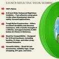 thumbnail image 2 of Country Brook Design® 5/8 inch Hot Green Reflective Nylon Webbing, 50 Yards, 2 of 4
