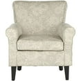 thumbnail image 3 of Safavieh Megan Birch Wood Abbey Club Chair in Ivory Floral Pattern, 3 of 5