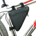 thumbnail image 1 of CAROOTU Bicycle Cycling Bag Front Tube Frame Zipper Triangular Pouch Holder for Mobile Phone Keys, 1 of 6
