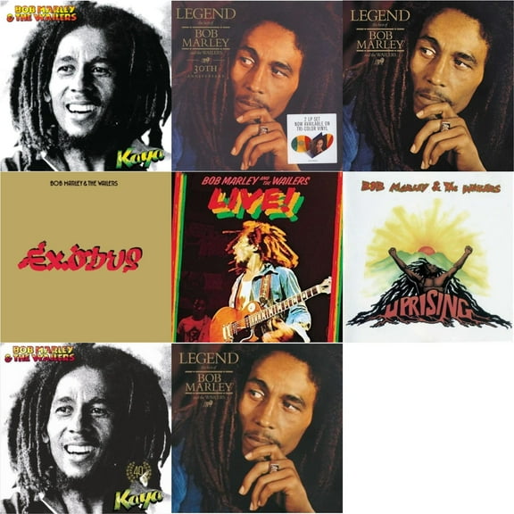 Kaya & Legend (30Th Anniversary) & Legend - The Best Of Bob Marley & The Wailers (2LP) & Exodus & Live (180G) & Uprising & Kaya 40 (2 LP) & Legend