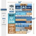 thumbnail image 4 of Gifts for Dad,Fathers Birthday Gifts from Daughter Son,to My Dad Blanket,Dad Birthday Gift Ideas,Dad Gifts,Birthday Gifts for Dad,Gifts for Dad Who Wants Nothing,Dad Gifts from Daughter Son, 4 of 6