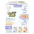 thumbnail image 1 of Fancy Feast Creamy Broths Collection Variety Pack, Cat Treats 40 g x 12, 1 of 8