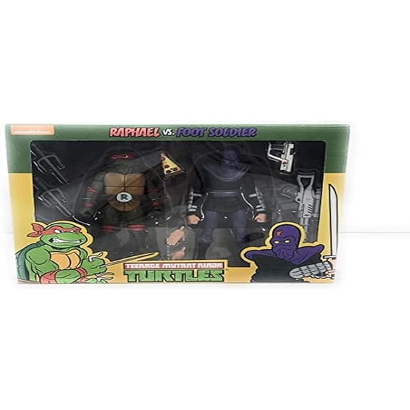 NECA TMNT - Action Figure - Raphael VS Foot Soldier - 18cm