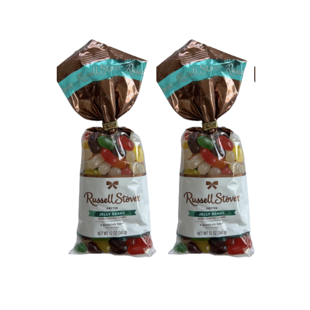 Russell Stover Pectin Jelly Beans, 12Ounce Bags (Pack of 2)