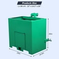 thumbnail image 2 of 800 lbs Capacity Tractor Ballast Box, Heavy Duty Category 1 3-Point Hitch Ballast Box with 5 Cu, 2 of 6