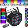 thumbnail image 1 of Par Lights 36W RGB Wireless Battery Powered Sound Activated Remote Control for Wedding Party Church, 1 of 6