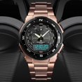 thumbnail image 5 of Electronic Digital Watch Multifunctional Fashion Watch Casual Wrist Watch For Men Boys NewGold, 5 of 5