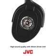 thumbnail image 4 of JVC Ultralight Gaming Headset for Superior Comfort, 40mm Driver Unit, Detachable Microphone and Cable, Clear Microphone Performance, 199g Ligthweight Design - GG01B (Black), 4 of 6