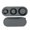 Black, variant on 3-Cavity Silicone Ice Cube Maker with Lid, Hollow Cylinder Ice Mold for 30 40 Oz Tumblers and Home Kitchen Use