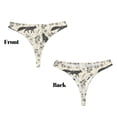 thumbnail image 3 of Fotbe Vintage Moon Fox Tanga Sin Costuras para Mujer con Estampado – Panties Invisibles, Transpirables y Cómodos para Uso Diario-X-Large, 3 of 6