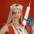 thumbnail image 2 of Miangastore Cosplay Doctor Nurse Giant Syringe Prop Doctor Cosplay Tool Injector Simulation Toy Giant Injector Prop For Costume Parties Bar Events, 2 of 8