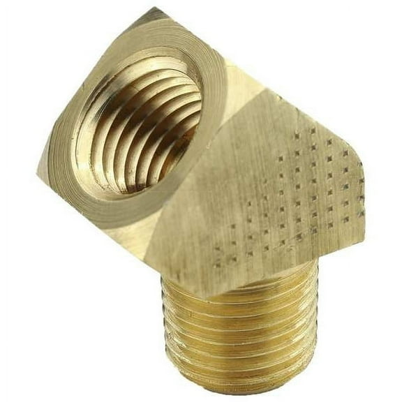 Parker 45 Extruded Street Elbow, Brass, 1/2 in 2214P-8-8