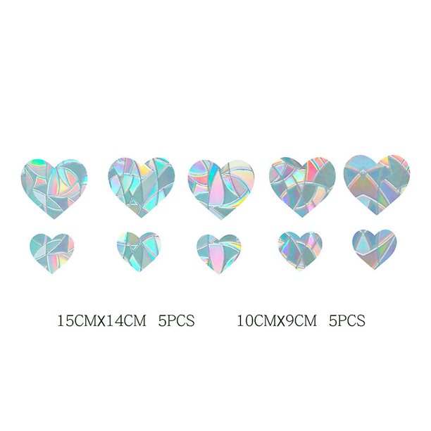 Rainbow Prisms Window Clings, Pegatinas estáticas de vidrio Rainbow, Calcomanías anticolisión para ventanas, Rainbow Prism Electrostatic Paste Glass, Para Preven ShuxiuWang 8390613683175
