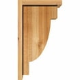 thumbnail image 3 of 8"W x 10"D x 18"H Alpine Rough Sawn Corbel w/Backplate, Western Red Cedar, 3 of 9