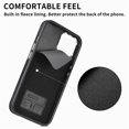 thumbnail image 6 of for iPhone 14 Plus Zipper Wallet Case with Card Holder, Back Flip Folio PU Leather Card Slots Case for Men Women, Magnetic Wireless Charging Shockproof Cover for iPhone 14 Plus 6.7", Black, 6 of 13