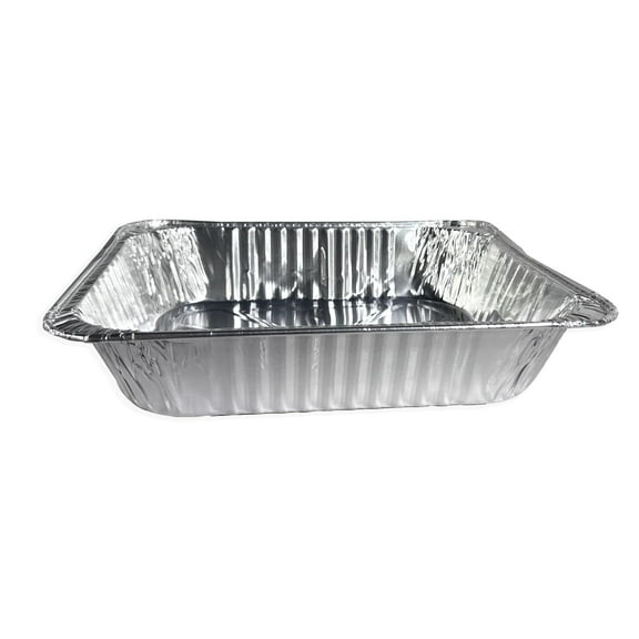 Aluminum Foil Pans, Half Size 9x13 inches, Extra Heavy Duty. 100 Count