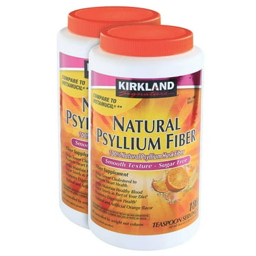 Kirkland Signature Natural Sugar Free Psyllium Fiber, 360 Doses