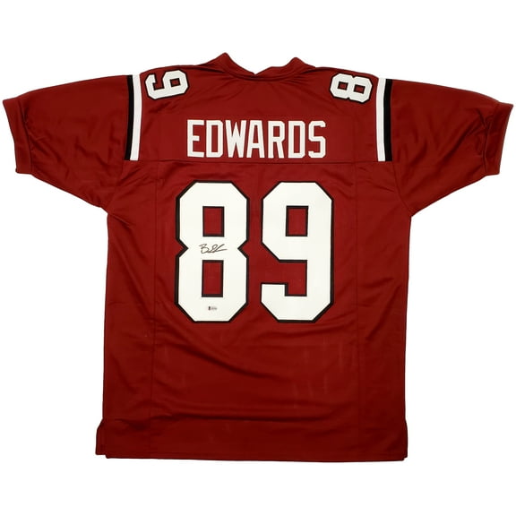 South Carolina Gamecocks Bryan Edwards Autographed Red Jersey Beckett BAS 196495